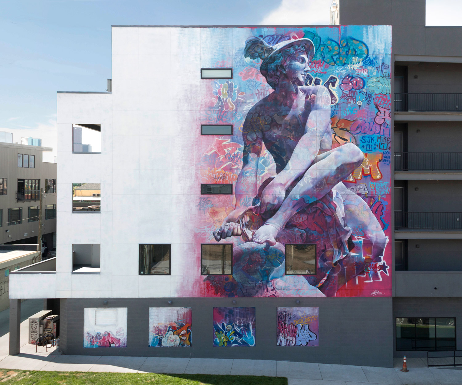 Hermes mural crush walls denver Pichiavo